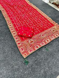 Moda clásica pesada Dola seda secuencia encaje trabajo indio Sari mujeres nupcial fiesta desgaste indio paquistaní exclusivo Sari desgaste - Product Image 2