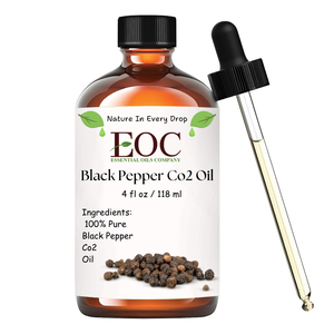 Aceite esencial puro con infusión de pimienta negra CO2 Elección del mayorista Aceite extraído supercrítico con ricas semillas aromáticas picantes - Product Image 2