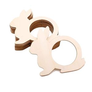 High Quality <b>Cartoon</b> Animal Napkin <b>Ring</b> Wood Shaped Rabbit for Weddings Parties Perfect Table Decoration to Impress Your Guests - Product Image 5