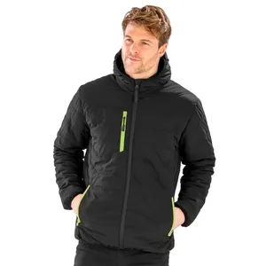 Veste durable Compass en noir, sweats à capuche et sweat-shirts promotionnels écologiques - Product Image 5
