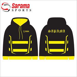 Custom Yellow Tribal <b>Animal</b> <b>Pattern</b> Hoodie Waterproof All over Print Casual <b>for</b> Men Women Kids Embroidered Technique - Product Image 2