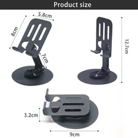 Vente chaude tout en métal étanche Flexible rotatif à 360 degrés réglable support de téléphone portable pliable universel pour bureau