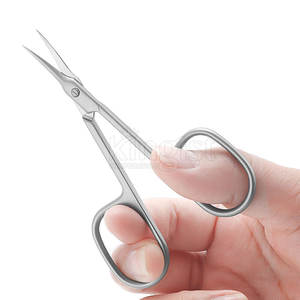 Sharp Curved Cuticle Scissors With Easy <b>Grip</b> Handle For <b>Controlled</b> Cutting Cuticle Scissors With High Precision Blades - Product Image 3