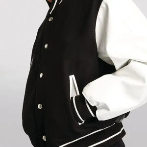 Chaqueta Universitaria de Béisbol Más Popular, Logotipo Personalizado, Diseño Frontal con Impresión, Cuello Alto de Lona, Reversible, Ecológica para Hombre - Product Image 6