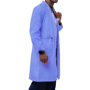 Bata de laboratorio médico de moda en Hospital para mujeres Doctores 65% poliéster 35% algodón Batas de laboratorio de manga larga para mujeres - Product Image 2