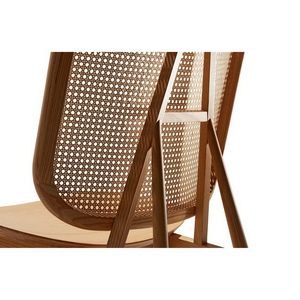 Chaise longue de luxe en bois massif pour patio avec rotin naturel Mobilier de loisirs pour hôtel villa resort extérieur de Aqma Furniture - Product Image 4