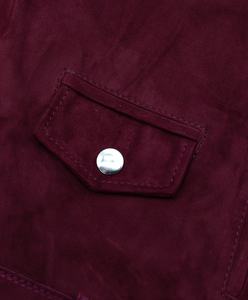 Chaqueta de Cuero Casual para Hombre, Otoño Invierno, con Cierre, Manga Larga, Reversible, con Logotipo Frontal, Estilo Motociclista - Product Image 3