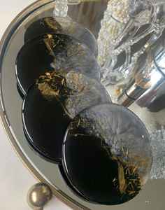 Hot Sell <b>Cheap</b> Price Rose Quartz Resin Agate Coaster <b>Candle</b> Pad for Home Decor Very Low Price - Product Image 1