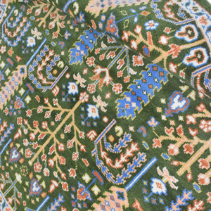 Tapis rond moderne fait main en laine de Nouvelle-Zélande Tapis d'intérieur floral confortable pour usage domestique avec support en latex - Product Image 5