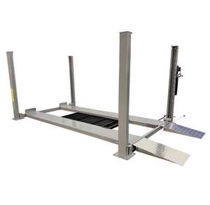 Nouvel élévateur de voiture à 4 poteaux, 4 tonnes, équipement de garage automobile hydraulique |   Pont élévateur quatre colonnes 4000 kg professionnel pour véhicules automobiles - Product Image 3