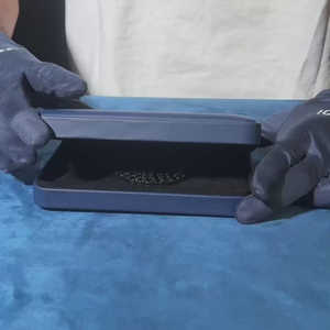 Chaîne tennis en or noir 14 carats avec moissanite noire, bracelets et joncs élégants de toutes tailles - Product Image 4