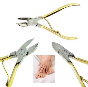 Cortaúñas de Alta Calidad para Uñas Encarnadas, Mango Dorado, Acero Inoxidable, Apertura de Mandíbula Ancha, Herramienta de Precisión para el Cuidado de Uñas Gruesas y Curvas - Product Image 5