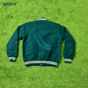 Venta al por mayor de chaqueta universitaria en blanco personalizado para los hombres de cuero personalizado Varsity chaqueta de béisbol de fabricación Streetwear Letterman chaquetas - Product Image 3