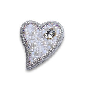 Sweet Cupcake Crystal Embroidered Brooch Hand Embroidery and Bullion Wire Beaded Fashion Brooch - Product Image 6
