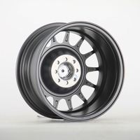 Jantes en aluminium moulé sur mesure noires 15R 7.0J PCD 4X100 4X108 4X114.3 Neuves pour Volkswagen Polo Seat Ibiza Opel Corsa