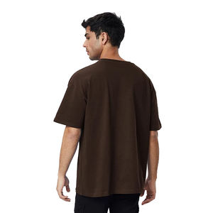 Superventas marrón oscuro Slim Fit camisetas de manga corta para hombres cómodo estilo de Jersey Casual uso diario camiseta elegante - Product Image 2