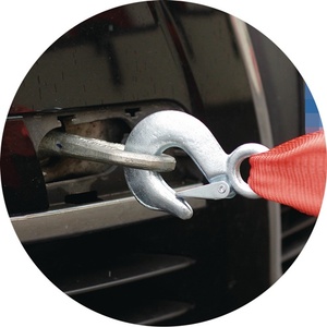 HP <b>CAR</b> ACCESSORIES-4000 kg Heavy-Duty Polypropylene Elastic <b>Car</b> Tow Rope with 400 cm <b>Hook</b> Length Automotive Rubber - Product Image 4