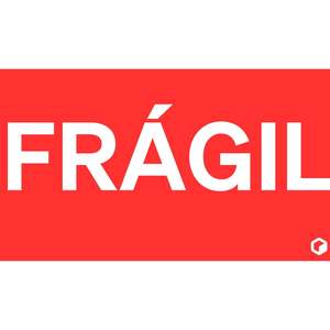 Etiquetas Adhesivas Rojas 'Fragile' Resistentes al Agua, Modelo 4x6 para Mayor Visibilidad en Paquetes de Envío y Almacenamiento, 10x5 cm - Product Image 6