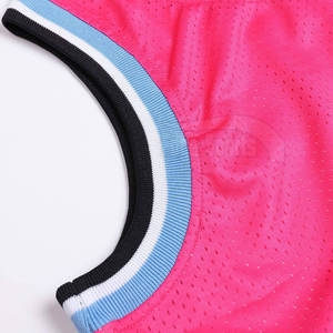 Maillot de basket respirant personnalisé de style actuel avec votre propre logo, 100% polyester, sans manches, service OEM - Product Image 5