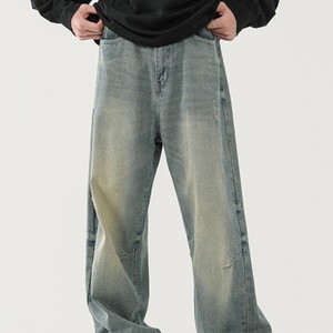 Venta en línea OEM último diseño pantalones vaqueros al por mayor estilo único hombres pantalones vaqueros desgaste al por mayor personalizado de alta calidad ligero - Product Image 5