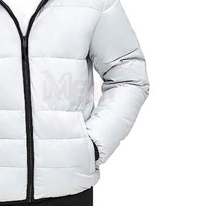 Veste polaire pour hommes en gros Tissu de laine léger de haute qualité Capuche à la mode Logo personnalisé Vêtements d'extérieur d'hiver durables Logo - Product Image 6