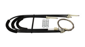 Regulador de ventana Kit de reparación de la derecha del lado del pasajero 5P0837462 para Seat Altea 2004-2015; Seat Toledo 2005-2009 - Product Image 2