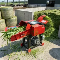 Broyeur de fourrage robuste à moteur diesel/essence, autopropulsé, haute efficacité, pour usage agricole, entraînement indépendant