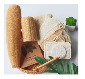 Dried Loofah Luffa Massage Natural Eco-friendly <b>Bath</b> <b>Brushes</b> Shower Body Loofah Cleaning Sponges - Product Image 4
