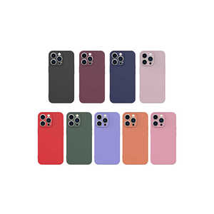 เน็ตซี่สีม่วงเข้มแลนส์แมนเคสสำหรับไอโฟน 13 โปรแม็กซ์พรีเมี่ยมซิลิโคนอ่อนนุ่มเคสป้องกันมีสไตล์อินส์แบ็คเคสสำหรับเอ 22 11 โปร - Product Image 3