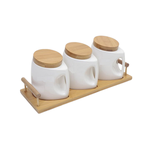 Juego de sal y pimienta de diseño maravilloso, caja de condimentos negra de hierro y madera hecha a mano con bandeja de madera y tapa, juego de condimentos - Product Image 3