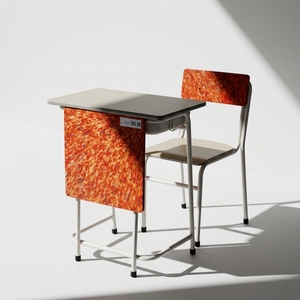 Durable Recycled HDPE Plastic School <b>Table</b> and Chair Sets Eco Friendly Furniture Sustainable Materials School Desk and Chair - Product Image 2