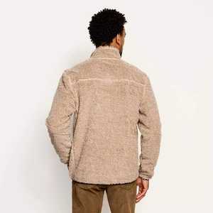 High Quality Zipper Style <b>Men's</b> <b>Sherpa</b> Fleece <b>Jacket</b> Custom Design Breathable Fabric Long Sleeve <b>Sherpa</b> <b>Jacket</b> For Winter Use - Product Image 3