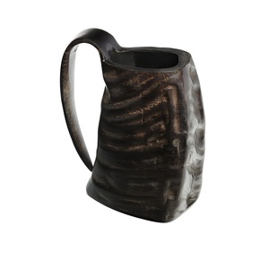 แก้วมัลกระทิงไวกิ้งดั้งเดิม Tankard โดย Thor Horn | ชุดของขวัญกระทิงยุคกลางของแท้/สมบูรณ์ - Product Image 1
