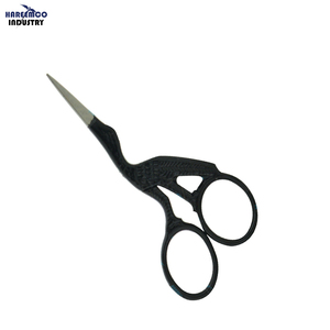 Ciseaux à sourcils professionnels en acier inoxydable, lame droite, outil de beauté, coupe-pointe aigu pour les cils et les soins des cuticules - Product Image 1