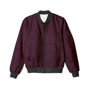 Unisex Bomber Jacket <b>Quilted</b> Warm Winter Fashion Outerwear with Front Logo Eco-Friendly Windproof OEM Service Customizable - Product Image 5