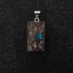 Cavansita rara de alta calidad, colgante, collar, dijes de cavansita de Plata de Ley 925 para mujer, accesorios colgantes de moda - Product Image 4