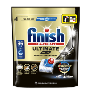 Tablettes lave-vaisselle Finish Ultimate Plus Powerball tout-en-un, paquet de 36 - Product Image 4