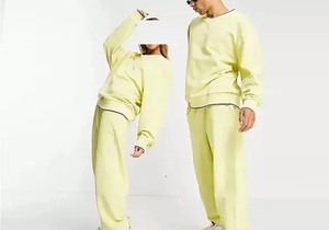 2025 nouveauté personnalisé unisexe Gym survêtement hommes coton polaire survêtement ensembles col rond sweat Jogging survêtement hommes Gym - Product Image 2