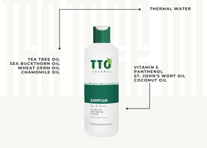 TTO Thermal Hair Body <b>Shampoo</b> 500ml Liquid 2-IN-1 Anti-Dandruff Tea Tree Oil Oily Hair Scalp Care Daily Refreshing Oil-Control - Product Image 1