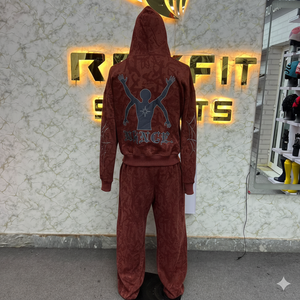 2026 nouveau Logo personnalisé meilleur matériel vente chaude bas prix fermeture éclair survêtement pour hommes Style Unique nouveau Design hommes survêtements - Product Image 4