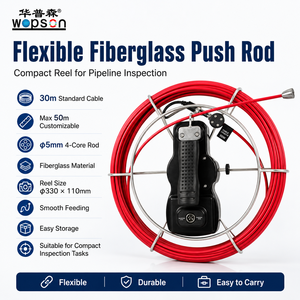 Cámara de Inspección de Tuberías de Alcantarillado Portátil WOPSON WPS A2 C23L, Cable de 50 m, Pantalla de 9 Pulgadas, Cámara de Drenaje IP68 con Localizador de 512 Hz - Product Image 3
