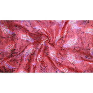 Bufanda de Seda Pura India de Lujo, 76 x 38 Pulgadas, con Estampado Floral Colorido, Bufanda Larga para el Cuello - Product Image 6