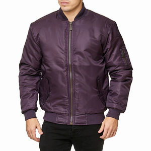 Blouson d'aviateur élégant, léger et durable pour hommes pour l'hiver Vêtements d'extérieur à la mode pour un usage quotidien décontracté avec service OEM - Product Image 1