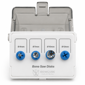 Ironcure Industries Bone <b>Saw</b> Disks Set 4mm 7mm 10mm 13mm Dental Surgical Instrument Class II - Product Image 1