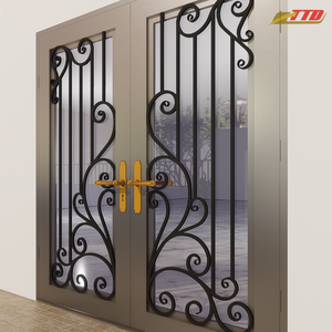 Découvrez de superbes idées de design de porte d'entrée en fer forgé qui redéfinissent l'élégance et la force, créant la porte de luxe parfaite. - Product Image 6