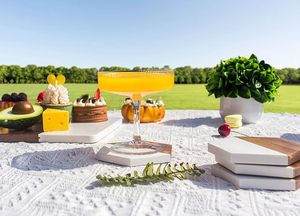 Handcrafted Wood Marble <b>Table</b> <b>Coaster</b> for Dining <b>Table</b> Wedding Christmas Decoration Family Gathering Parties - Product Image 3