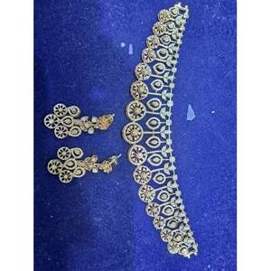 ชุดสร้อยคอเพชรแท้ 100% สำหรับผู้หญิง ฟรีไซส์ เหมาะสำหรับงานปาร์ตี้ - Product Image 2