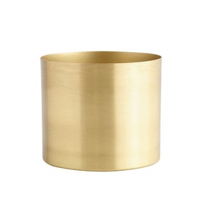 Maceta de planta de gran tamaño de latón, maceta decorativa de maceta suculenta de diseño redondo Mini para gran oferta - Product Image 3