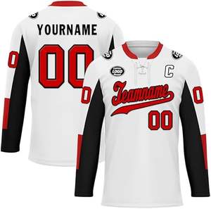 Jersey de Hockey Personalizado Premium |   Ropa de Equipo de Hockey sobre Hielo |   Ropa Deportiva Sublimada OEM, Uniforme de Equipo Personalizado Sublimado - Product Image 1