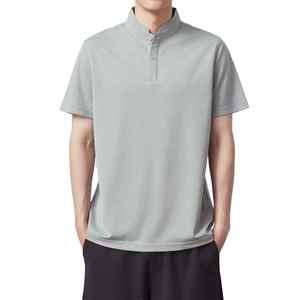 เสื้อโปโลสำหรับใส่ทำงานทางธุรกิจผ้าสแปนเด็กซ์โพลีเอสเตอร์ปักโลโก้ได้ตามต้องการ - Product Image 4